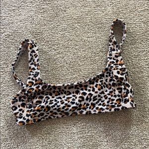 Cheetah print swimsuit (runs small)
